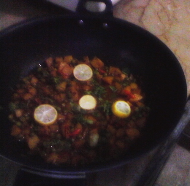 Potatoes & Pea Curry